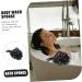 Buy 4pcs Black Bath Loofah Balls - Durable Shower Accessories for a Refreshing Clean | Convenient Bath Sponges - Buy Online on GoSupps.com