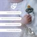 Buy Piccolila Organic Cotton Baby Pacifier Chain | BPA-Free Silicone & Wood Clip | Flower Meadow Design - Buy Online on GoSupps.com