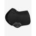 LeMieux Close Contact Saddle Pad - English Saddle Pads for Horses - Equestrian Riding Equipment and Accessories Large Suede Square Black
