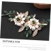 FOMIYES Women Hair Accessories Hair Clip for Thin Hair Girls Hair Clips Bride Hair Clips Hair Clips Decoration Women Hairpin Green Crystal Barrette Hairclips Metal Hair Piece Miss Leaves - Buy Online on GoSupps.com
