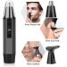 Professional Ear and Nose Hair Trimmer - Painless Waterproof Dual Edge Clipper for Men & Women - Battery Operated - Buy Online on GoSupps.com