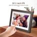 BIHIWOIA 10 Inch Digital Picture Frame with WiFi, 16GB Storage - Send Pictures and Videos Anywhere - Brown - Buy Online on GoSupps.com
