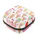 Menstrual Bag Zipper Ladies Napkin Pouch Tampons Collection Bag for Women and Girls (Colorful Ice Cream)