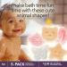 Organic Konjac Baby Bath Sponges Set - Cute Shapes for Infants & Toddlers | Safe Plant-Based Material | Bear, Monkey, Butterfly, Ladybug, Star | 5pcs - Buy Online on GoSupps.com