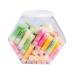 Baumgartens Wabi Sabi Lip Balm Hexagonal Tub Display of 72 Assorted Colors (96809) - Buy Online on GoSupps.com