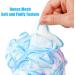 MIDELONG Bath Sponge Shower Loofahs Pack of 2 - Exfoliating Mesh Poufs for Body Scrubbing - Colorful 60g Soft Loofahs for Women and Men - Buy Online on GoSupps.com