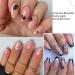 360Pcs MissSix Short Clear Gel Nail Tips - Professional Soft Gel Press On Nails - Almond, Coffin, Square Shape - Full Cover Fake Tips for Acrylic Nails - C-Nail Tips-G1 - Buy Online on GoSupps.com