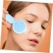 POPETPOP Silicone Face Brush Facial Exfoliator Scrubber Facial Bridges Exfoliating Facial Brush Pore Scrubber Face Scrubbers Exfoliating Face Scrubber Miss Manual Silica Gel Scrub Brush 11x5cm Sky-blue - Buy Online on GoSupps.com