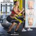 Hurdilen Exercise Loop Bands Resistance Bands Set with 3 Resistance Levels of Workout Bands and Carrying Case and Workout Manual Support for Gym Pilates Yoga Crossfit Muscle Building etc. (Black Grey Light Grey) - Buy Online on GoSupps.com