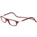 TBOC Reading Glass reading aid for men and women - diopttria +1.00 Bordeaux version glasses with strength foldable adjustable trend woman man senior magnetic closure clip antiquity presbyopia +1.00 dioptria (1 Pack) bordeauxx