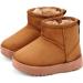 MK MATT KEELY Baby Winter Booties | Warm Snow Boots for Toddlers Kids | Soft Rubber Sole | Khaki, 7.5 UK - Buy Online on GoSupps.com