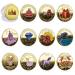 MIIKUU 12 pieces tooth fairy coins tooth fairy coins tooth fairy Goldtaler with different patterns gold coins children tooth fairy gifts tooth fairy souvenirs to reward the milk tooth failure