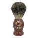 Boti Handmade Shaving Brush - 100% Pure Badger Hair and Brown Wooden Handle can be Used with Safety Razor Straight Razor Barber Salon Tool model-2