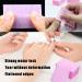 Tingdongwei 900 Pcs Lint-Free Nail Cotton Pads - Essential Nail Wipes for Manicure & Polish Remover - Pink - Buy Online on GoSupps.com