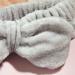 6 Pcs Spa Headband Wrist Washband Set | Prevent Spills | Towel Wristbands for Women and Girls | White+Gray - Buy Online on GoSupps.com