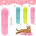 6 Pcs Catnip Interactive Kicker Toy Set - Plush Fabric Sticks for Chasing, Chewing, and Exercising - Catnip Filled Cat Toys for Puppy and Kitty - Grass Green, Blue, Pink - 10.6 Inch - Buy Online on GoSupps.com