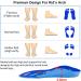 Kids Arch Support Orthotics - Relieve Foot, Back, Hip, Leg, Knee Pain - Gel Cushion for Heel Pain - Size 2.5-4.5M - Multicolor - Buy Online on GoSupps.com