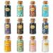 KHOCOEE 12 Different Gemstone Bottles Chip Crystals and Healing Stone, Chakra Healing Crystals Bottles, Wicca Gem Stones Set, Witchcraft Crystals 1 Set