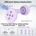 2 Pairs Reusable Noise Cancelling Ear Plugs for Sleeping - Soft Silicone Hearing Protection for Sleep Snoring Swimming & More | 33dB - Hh-purple - Buy Online on GoSupps.com