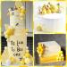Astaron 20 Pack Mini Balloons Cake Topper - Yellow Tortendeko Balls for Wedding Baby Shower & Birthday Parties - Buy Online on GoSupps.com