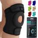 Modvel ELITE Knee Brace With Side Stabilizers & Patella Gel Pads for Maximum Knee Pain Support and Fast Recovery for Men and Women  Medical Knee Pad for Running  Workout  Arthritis  Joint Recovery. Black Small/Medium