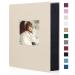 Miaikoe Photo Album 6x4 300 Pockets Slip in Large Capacity Album for Family Wedding Anniversary Linen Album Book Holds 300 Horizontal 10x15cm Photos(300 Pockets Beige) 300 Pockets Beige