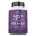 Ancestral Supplements Grass Fed Beef Spleen, Hormone, Pesticide & GMO Free, Absolutely No Fillers (or) Flow Agents, 500 MG Each Capsule, 180 Capsules