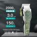 Hair Clippers for Men Hair Removal Appliance Electric Hair Trimmer Professional Rechargeable Cordless Barber Hair Clipper for Men - Buy Online on GoSupps.com