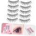 FRCOLOR 10 Pairs Fake eyelashes lash extension false lashes japanese segmented false eyelashes adhesives false eyelashes natural fake lashes short false eyelashes extend Miss fiber cross - Buy Online on GoSupps.com