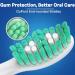 6 Pack Green BrightDeal Toothbrush Heads for Philips Sonicare E-Series Electric Replacement with Cap - Buy Online on GoSupps.com