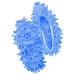 Tabanzhe Washable Dust Mop Slippers - Multi-Functional Floor Cleaning Shoe Covers for a Reusable and Convenient Cleaning Experience (Pink/Blue)