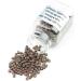 500pcs 4.0mm Silicone Lined Micro Rings Nano Beads for 0.5g/Strand I Tip Hair Extensions - #5 Brown - Buy Online on GoSupps.com