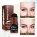 Dark Brown Eyebrow Stamp Shaping Kit with Reusable Stencils and Waterproof Makeup Tools - Buy Online on GoSupps.com