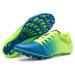 Zakey Track and Field Shoes Men Women Kids Spikes Sneakers Track Race Jumping Sneakers Girls Professional Running Nail Spikes Shoes Boys 10.5 Bluegreen