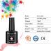 Senvenski Colour Changing Gel Nail Polish Gift Set - Red Black White Grey Brown Gold Glitter - Mood Chameleon UV LED Thermal Art Manicure Varnish (WB018) - Buy Online on GoSupps.com