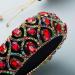 Forsylvanas Crystal Rhinestone Headband 2 Pcs Set for Women - Handmade Velvet Hair Hoop for Wedding Parties - Red + Green - Buy Online on GoSupps.com