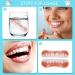 Instant Smile Veneers - 1 Pair False Teeth Top and Bottom Set for Men Women - Cosmetic Whitening with Thermal Beads - Buy Online on GoSupps.com