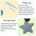 SILICONE BABY PACIFIER CLIP SET | Teething Toy with Star Pattern | 2 Pack | Universal Fit for Boys and Girls - Buy Online on GoSupps.com