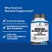Magnesium Glycinate 575mg Capsules - Chelated for Maximum Absorption - Bone & Muscle Health Supplement - 90 Veggie Capsules - Buy Online on GoSupps.com