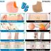 12pcs Silicone Heel Protectors - Gel Cups for Heel Pain Relief | Breathable Cushions for Plantar Fasciitis | Blister Prevention Pads for Men and Women - Universal Fit - Buy Online on GoSupps.com