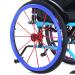 Silicone Wheelchair Push Rim Covers Wheelchair Rear Wheel Cover Non-Slip Wear-Resistant Hand Push Cover for Improve Grip and Traction Wheelchair Accessories (Color : Blue Size : 22inch) 22inch Blue