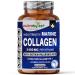 Marine Collagen 2400mg with Hyaluronic Acid 100mg Biotin Vitamin C D3 B12 and Silica | 120 Capsules | High Strength Hydrolysed Marine Collagen | Men and Women | Made in UK