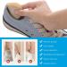 WLLHYF 5D Heel Grips - 2 Pairs - Prevent Heel Pain - Cushions Inserts for Loose Shoes - Men and Women - Reusable Liners - Buy Online on GoSupps.com