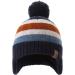 AHAHA Winter Hat for Girls | Earflap Beanie with Pompom | Rainbow Knitted Hat Set - Perfect for Winter Adventures - Buy Online on GoSupps.com