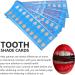 Exceart 50-Piece Tooth Shade Shadow Card Set for Dental Color Comparison | International Shipping - Buy Online on GoSupps.com