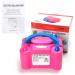 AGPTEK Electric Air Balloon Pump 110V 600W - Rose Red Dual Nozzle Inflator/Blower for Party Decoration - Buy Online on GoSupps.com