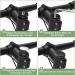 EFEALL Anti-Theft AirTag Bike Mount - Hidden Airtag Holder for Headset Tube 31.8mm - Carbon Pattern, 1 Pack - Buy Online on GoSupps.com