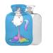 Unicorn Hot Water Bottle with Cover 1L Small Hot Water Bag for Pain Relief Hot and Cold Compress BPA Free