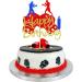 Arthsdite 1Pc Boxing Happy Birthday Cake Topper Boxing Gloves Cake Decorations Sports Birthday Theme Party Cake Decoration Supplies Boxing Cake Topper - Buy Online on GoSupps.com