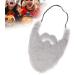 Grey Beard Fancy Dress Fake False Beards And Moustaches Costume Balthazar Halloween Party Fake Beard Costume Facial False Beard Male Fake Whisker For Party Supplies Grey - Buy Online on GoSupps.com